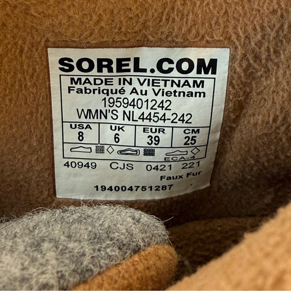 Sorel Explorer II Carnival Felt Waterproof Boot Size 8 - Picture 4 of 12